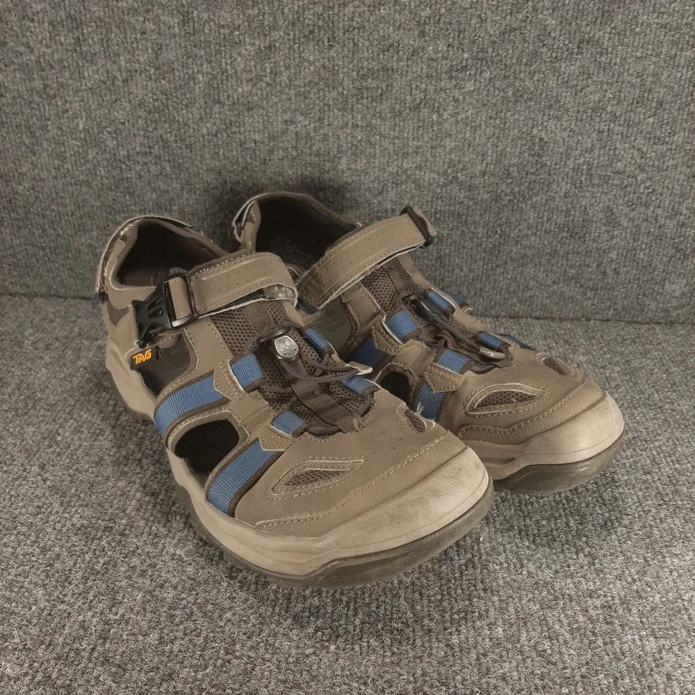 Teva Sandals Forebay 1019180 Size 13 Brown Mens Closed Toe Hiking Sandals
